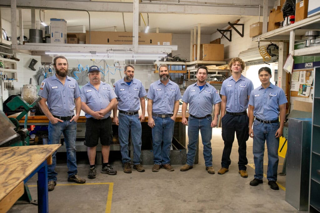 The Jacob Heating & Air Conditioning Install team.