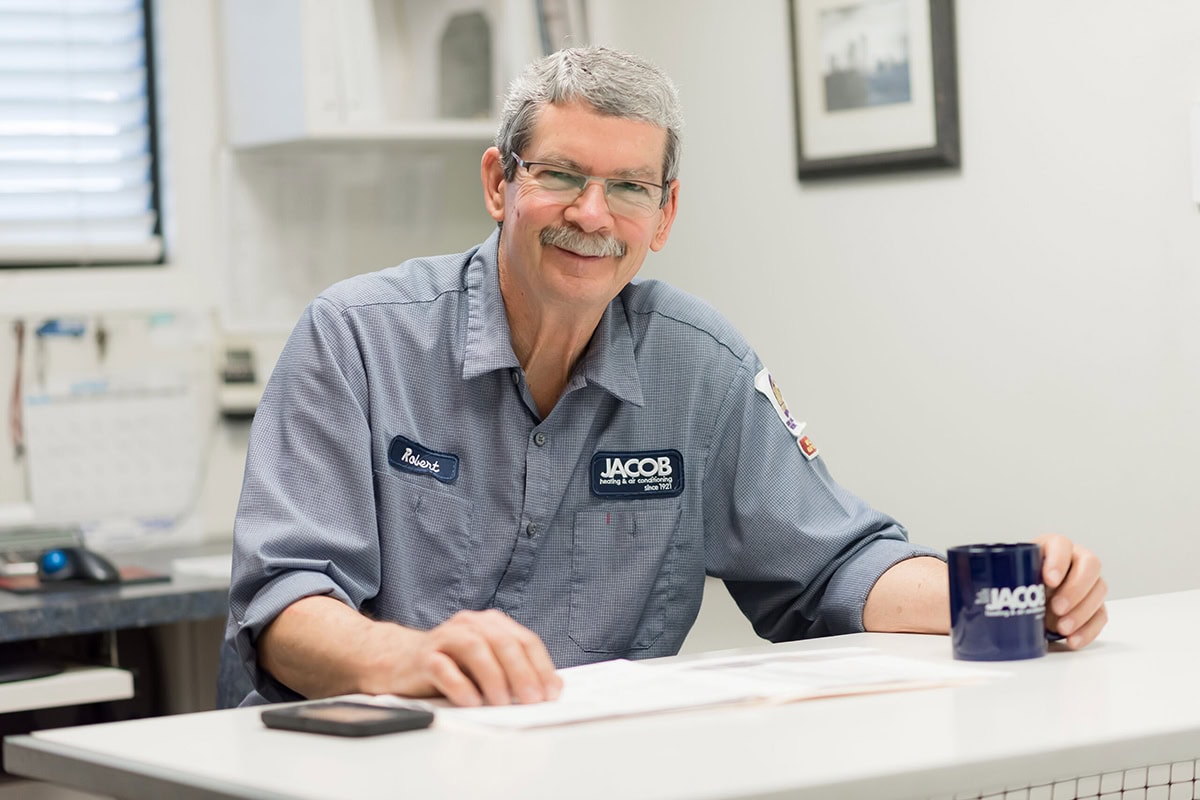 Robert Jacob - President of Jacob Heating & Air Conditioning.